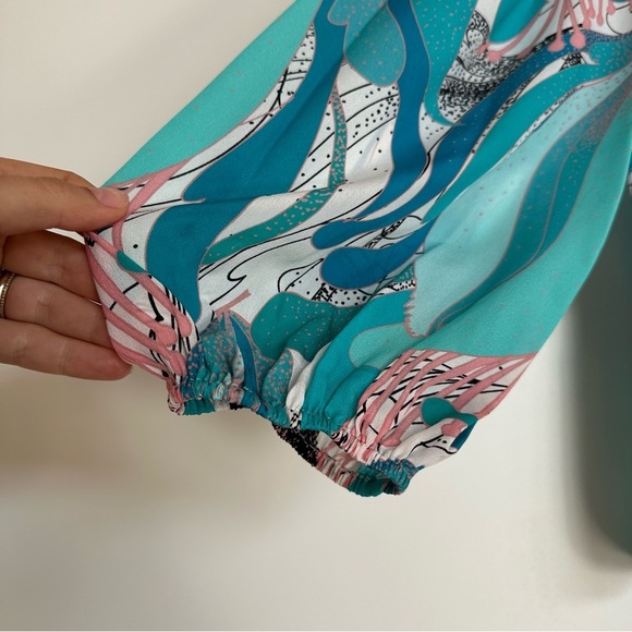 Kobi Halperin Anya 100% Silk Blouse Size Medium - Picture 9 of 13